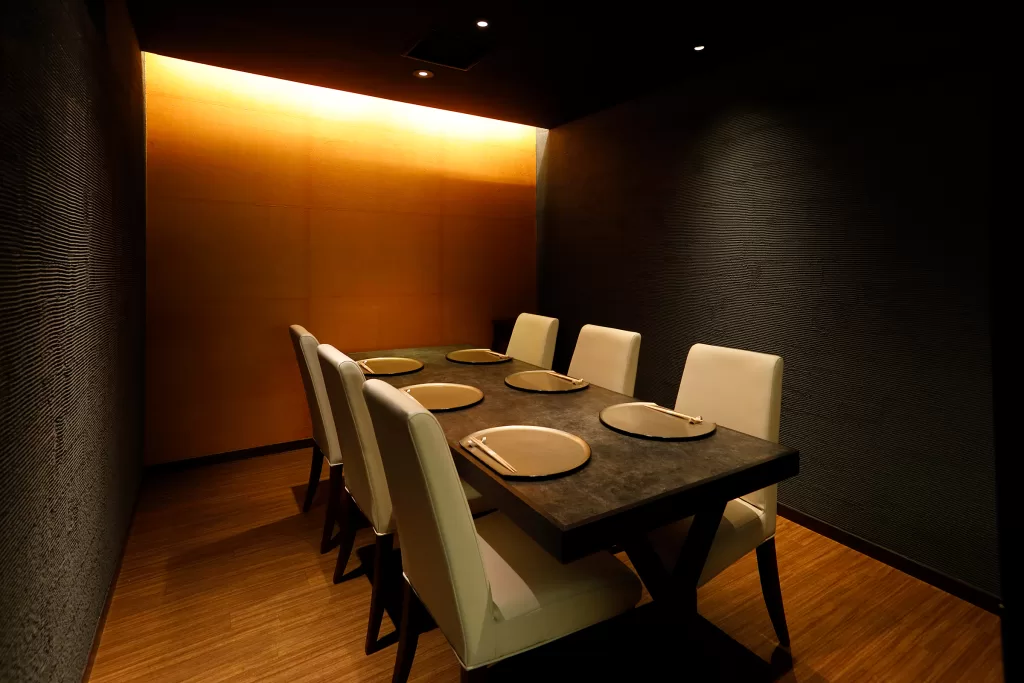 個室会食や個室接待に